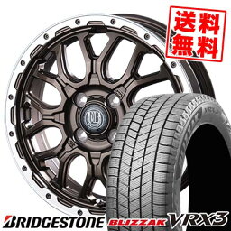 165/55R15 75Q ブリヂストン BLIZZAK VRX3 MUD BAHN XR-800M スタッドレスタイヤホイール4本セット 【取付対象】