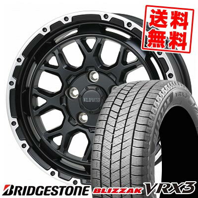 205/60R16 96Q XL ブリヂストン BLIZZAK VRX3 WILD PORTER Funk WMC スタッドレスタイヤホイール4本セット 【取付対象】