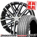 215/45R18 89Q ブリヂストン BLIZZAK VRX3 SMACK GRAIVE スタッドレスタイヤホイール4本セット 【取付対象】