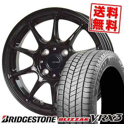 175/65R14 82Q ブリヂストン BLIZZAK VRX3 G-SPEED G-07 スタッドレスタイヤホイール4本セット 【取付対象】