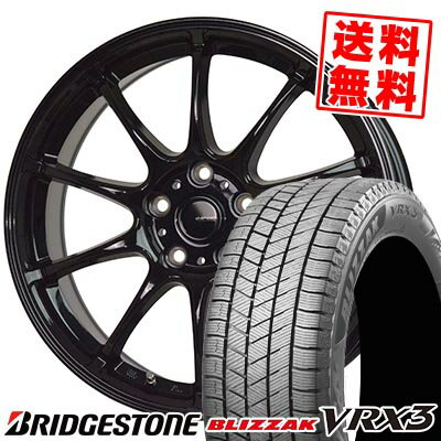 205/65R15 94Q ブリヂストン BLIZZAK VRX3 G-SPEED G-07 スタッドレスタイヤホイール4本セット 【取付対象】