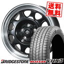 215/60R16 95Q ブリヂストン BLIZZAK VRX3 LANDFOOT SWZ スタッドレスタイヤホイール4本セット 【取付対象】