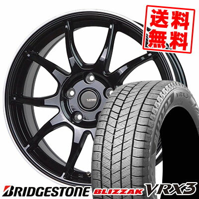 215/50R17 91Q BRIDGESTONE ブリヂストン BLIZZAK VRX3 ブリザック VRX3 G-SPEED P-06 Gスピード P-06 スタッドレスタイヤホイール4本セット