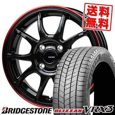 165/65R15 81Q BRIDGESTONE ブリヂストン BLIZZAK VRX3 ブリザック VRX3 G-SPEED P-06 Gスピード P-06 スタッドレスタイヤホイール4本セット