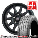 205/55R16 91Q ブリヂストン BLIZZAK VRX3 MAD CROSS RANGER スタッドレスタイヤホイール4本セット 【取付対象】