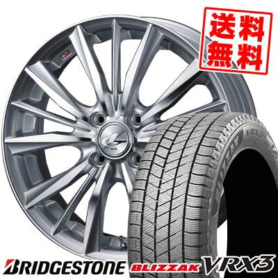 155/65R14 75Q BRIDGESTONE ブリヂストン BLIZZAK VRX3 ブリザック VRX3 weds LEONIS VX ウエッズ レオニス VX スタッドレスタイヤホイール4本セット