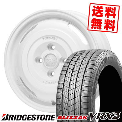 175/70R14 84Q ブリヂストン BLIZZAK VRX3 XTREME‐J JOURNEY スタッドレスタイヤホイール4本セット 【取付対象】