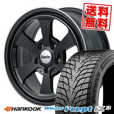 195/60R16 93H XL ハンコック Winter i*cept IZ3 W636 Garcia Dallas6 スタッドレスタイヤホイール4本セット 【取付対象】