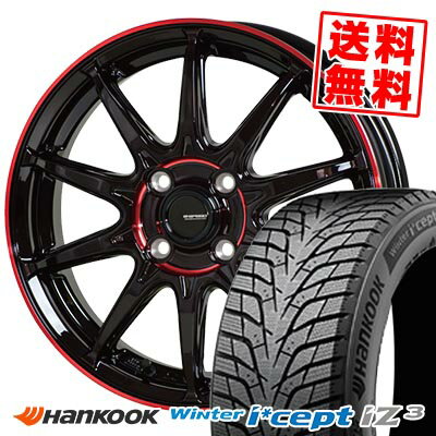 185/60R15 88T XL ハンコック Winter i*cept IZ3 W636 G SPEED P-05R スタッドレスタイヤホイール4本セット 【取付対象】