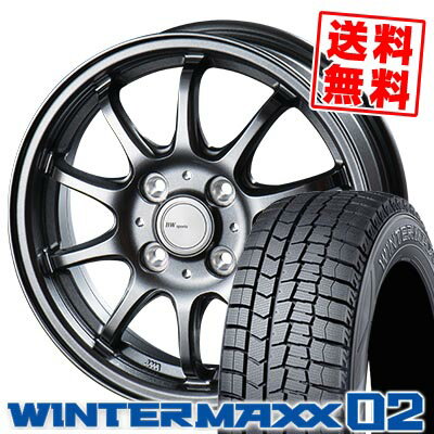 155/65R13 73Q ダンロップ WINTER MAXX 02 WM02 BW-Sport ZT10 スタッドレスタイヤホイール4本セット 【取付対象】