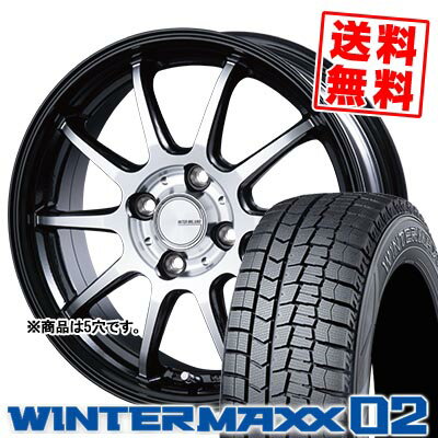 195/60R17 90Q ダンロップ WINTER MAXX 02 WM02 INFINITY F10 スタッドレスタイヤホイール4本セット 【取付対象】