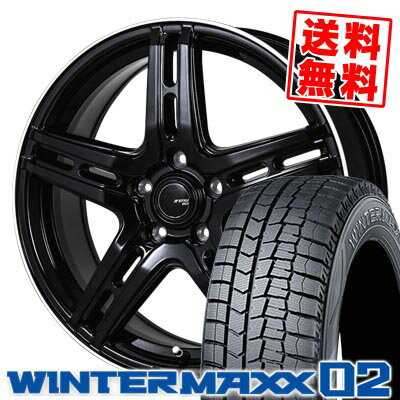 215/65R16 98Q ダンロップ WINTER MAXX 02 WM02 JP STYLE R52 スタッドレスタイヤホイール4本セット 【取付対象】