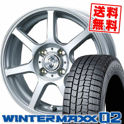 145/80R13 DUNLOP ダンロップ WINTER MAXX 02 WM02 ウインターマックス 02 Treffer ZR トレファーZR スタッドレスタイヤホイール4本セット【取付対象】