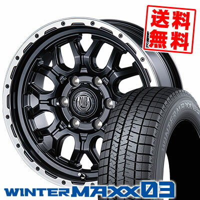 215/70R15 98Q ダンロップ WINTER MAXX 03 WM03 MUD BAHN XR-800M スタッドレスタイヤホイール4本セット 6Hホイール【取付対象】