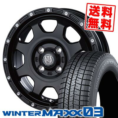 165/55R14 72Q ダンロップ WINTER MAXX 03 WM03 MUD BAHN XR-910K スタッドレスタイヤホイール4本セット 【取付対象】