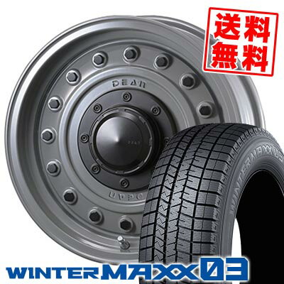 205/55R16 91Q ダンロップ WINTER MAXX 03 WM03 DEAN COLORADO スタッドレスタイヤホイール4本セット 【取付対象】