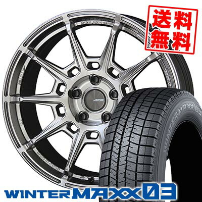 225/40R18 92Q XL ダンロップ WINTER MAXX 03 WM03 GALERNA REFINO スタッドレスタイヤホイール4本セット 【取付対象】