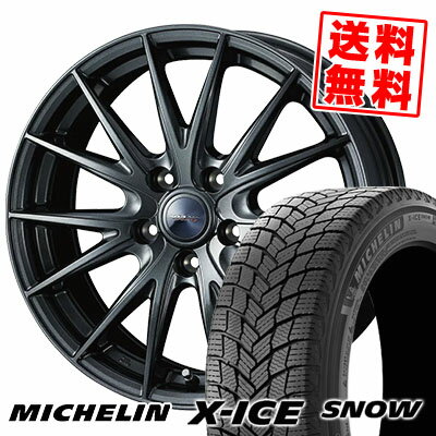 245/45R19 102H XL MICHELIN ミシュラン X-ICE SNOW エックスアイス スノー VELVA SPORT2 ヴェルヴァ スポルト2 スタッドレスタイヤホイール4本セット