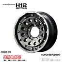 ナイトロパワー H12 ショットガン 15インチ 6.0J P.C.D:139.7 5穴 アウトセット:05 ブラッククリア/マシニング ホイール4本セット ジムニーシエラ JB74 メーカー直送品(代引き・営業所止めは対応しておりません)