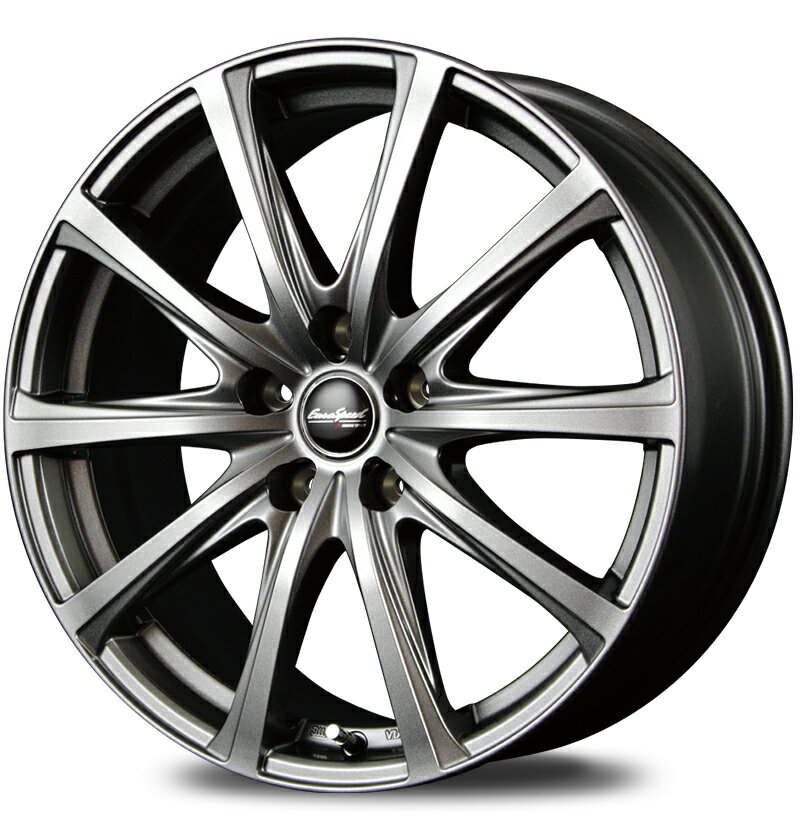 【アルミホイール単品4本価格】【15インチ】【MANARAY SPORT EUROSPEED V25】【ユーロスピードV25】【15X6.0J　5穴　PCD：114.3】【新型フリード セレナ ステップワゴン ルミオン ヴォクシー】【塩害対策1000時間クリア】表示は4本価格です