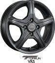 【アルミホイール単品4本セット】【15インチ】【BRIDGESTONE TOPRUN VR5】【ブリヂストン トップランVR5】【15X5.5 4穴 PCD：100】ヤリス アクア ルーミー パッソ ノート デミオなど表示は4本価格です