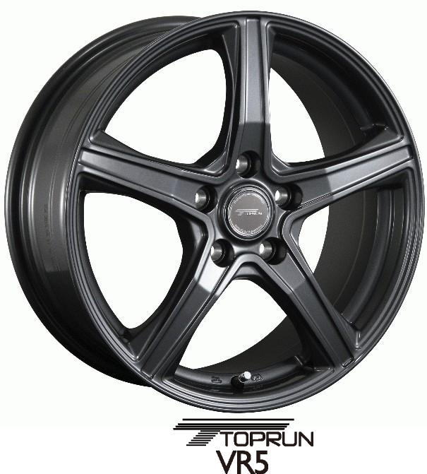 【アルミホイール単品4本セット】【15インチ】【BRIDGESTONE TOPRUN VR5】【ブリヂストン トップランVR5】【15X6.0 5穴 PCD：114.3】セレナ ノア フリード ステップワゴン アクセラなど表示は4本価格です