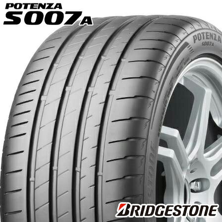 225 55r17 17インチ タイヤ単品1本価格 Bridgestone Potenza 車用品 Potenza サマータイヤ S007a ブリヂストン ポテンザs007a 表示は1本価格です タイヤマート２４ 店 2本以上で送料無料 4本購入で10 引き