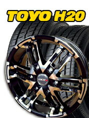 【アルミ付タイヤ4本セット】215/65R16 109/107RTOYO H20/トーヨー・エイチニジュウMKW　MK-5516X6.5J 6穴　PCD：139.7