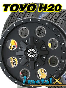 【車検対応】【アルミ付タイヤ4本セット】【215/65R16 109/107R】TOYO H20/トーヨー・エイチニジュウSOLID RACING i metal X（アイメタルX）16X6.5J 6穴　PCD：139.7