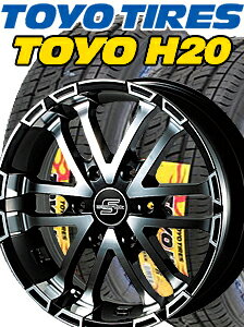 【車検対応】【アルミ付タイヤ4本セット】【215/65R16 109/107R】TOYO H20/トーヨー・エイチニジュウZEROBREAK-S/ゼロブレイクS16X6.5J 6穴　PCD：139.7