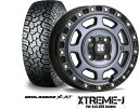 【軽アゲトラ、リフトアップ】【145R14 】【ヨコハマ　ジオランダーX-AT】【14X4.5　4穴　PCD：100】【MLJ　XTREME-J　XJ07】【エクストリームJ　XJ07】