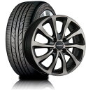 アルミタイヤセット【165/55R15 DAYTON DT30】【15X4.5バルミナT10 MPL】【15インチ】【ブリヂストン製】【4本セット】