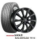 【185/65R15】【15インチ】【BRIDGESTONE BLIZZAK VRX3】【ブリヂストン ブリザック VRX3】【ブリヂストン BALMINUM TR10】【MB】【15X6.0J 5穴 PCD：100】【新型シエンタ】