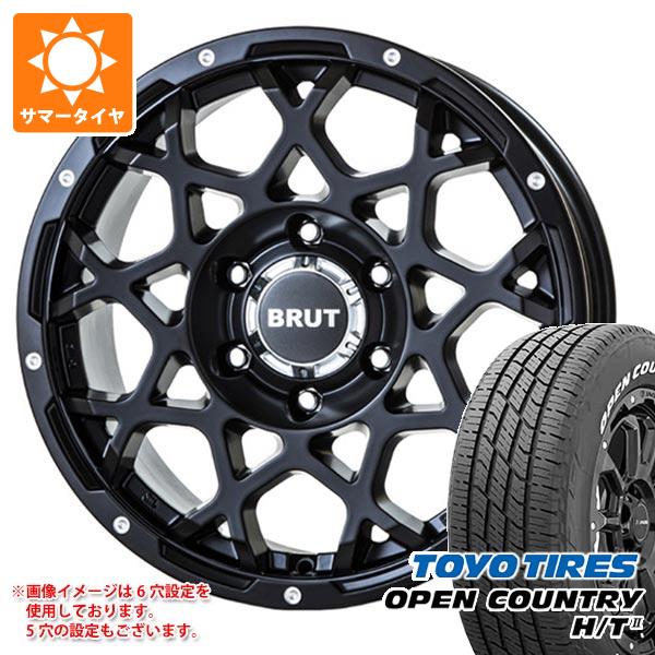 【タイヤ交換対象】2025年製 サマータイヤ 215/70R16 100H トーヨー オープンカントリー H/T2 ホワイトレター ブルート BR-55 6.5-16 タイヤホイール4本セット