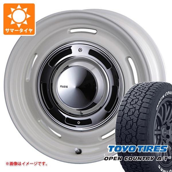 【タイヤ交換対象】ランドクルーザー70 GRJ76K用 サマータイヤ トーヨー オープンカントリー A/T3 265/70R16 112T ホワイトレター クリムソン ディーンクロスカントリー 8.0-16 タイヤホイール4本セット