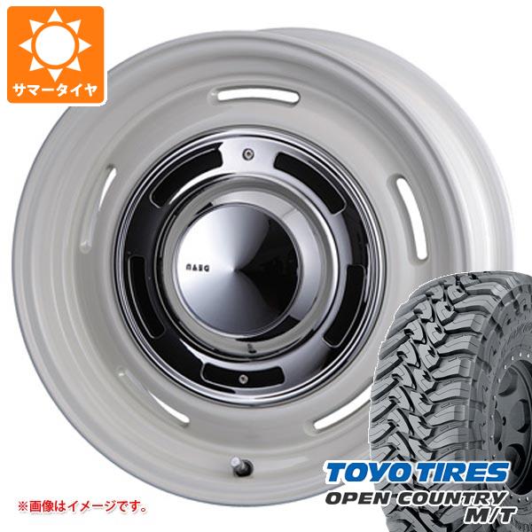 【タイヤ交換対象】5本セット ジムニーシエラ JB74W用 サマータイヤ トーヨー オープンカントリー M/T LT225/75R16 103/100Q ホワイトレター クリムソン ディーンクロスカントリー 6.0-16 タイヤホイール5本セット