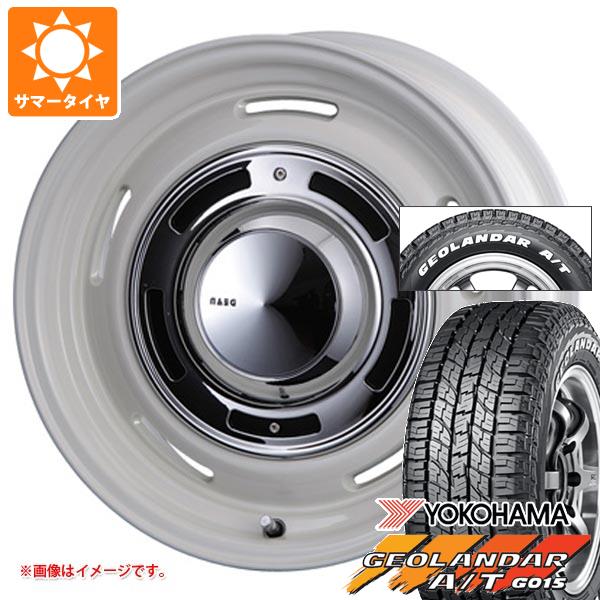 ハイエース 200系用 2024年製 サマータイヤ ヨコハマ ジオランダー A/T G015 215/65R16C 109/107S ホワイトレター クリムソン ディーンクロスカントリー 7.0-16 タイヤホイール4本セット