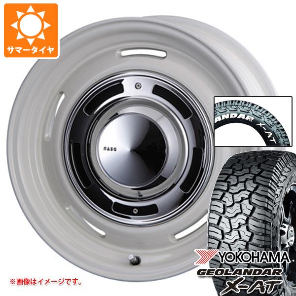 【タイヤ交換対象】5本セット スズキ ジムニーシエラ JB74W用 サマータイヤ ヨコハマ ジオランダー X-AT G016 185/85R16 105/103N LT ホワイトレター クリムソン ディーンクロスカントリー 6.0-16 タイヤホイール5本セット