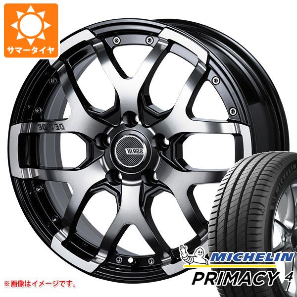 【タイヤ交換対象】エクリプスクロス GK系用 サマータイヤ ミシュラン プライマシー4 225/65R17 102H SSR ディバイド ZS 7.0-17 タイヤホイール4本セット