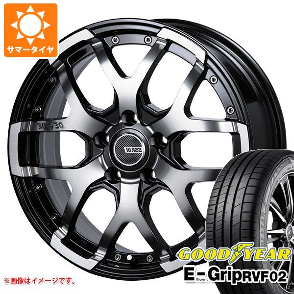【タイヤ交換対象】ニッサン T31エクストレイル用 サマータイヤ グッドイヤー エフィシエントグリップ RVF02 215/65R16 98H SSR ディバイド ZS 7.0-16 タイヤホイール4本セット