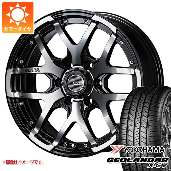 【タイヤ交換対象】ランドクルーザー プラド 150系用 サマータイヤ ヨコハマ ジオランダー X-CV G057 265/50R20 111W XL SSR ディバイド ZS 8.5-20 タイヤホイール4本セット