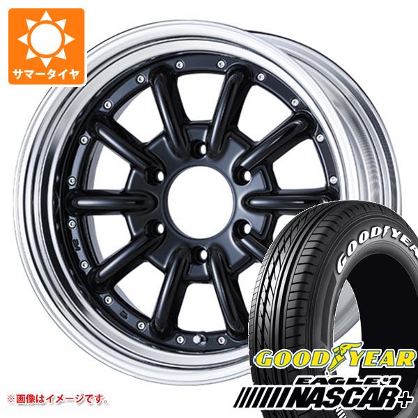 【タイヤ交換対象】ハイエース 200系用 2025年製 サマータイヤ グッドイヤー イーグル ＃1 ナスカープラス 215/60R17C 109/107R ホワイトレター エセックス ENCB 2P 7.0-17 タイヤホイール4本セット