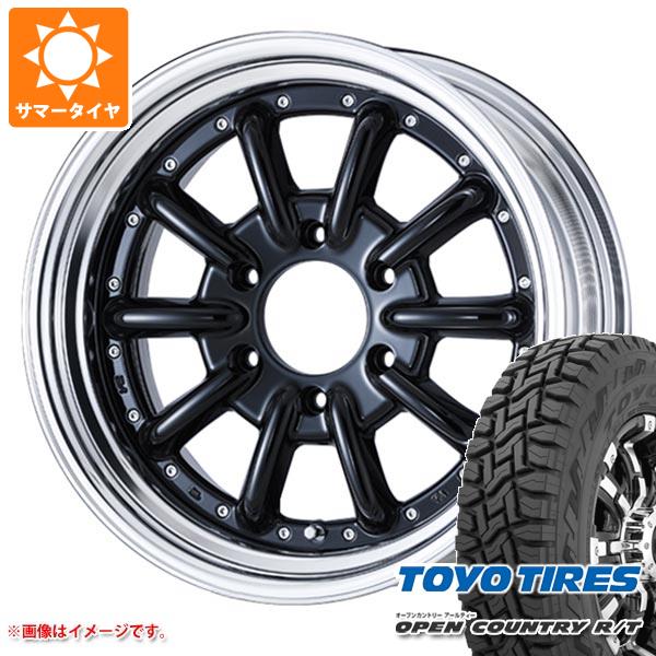 【タイヤ交換対象】ハイエース 200系用 サマータイヤ トーヨー オープンカントリー R/T 215/65R16C 109/107Q ホワイトレター エセックス ENCB 2P 6.5-16 タイヤホイール4本セット