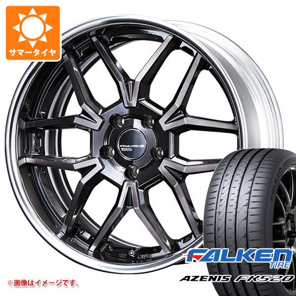 【タイヤ交換対象】サマータイヤ 225/45R19 96Y XL ファルケン アゼニス FK520L SSR エグゼキューター EX06R 8.0-19 タイヤホイール4本セット