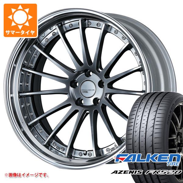 【タイヤ交換対象】サマータイヤ 245/35R21 96Y XL ファルケン アゼニス FK520L SSR エグゼキューター CV04S 8.0-21 タイヤホイール4本セット