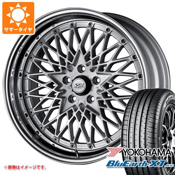 【タイヤ交換対象】サマータイヤ 215/50R18 92V ヨコハマ ブルーアースXT AE61 SSR フォーミュラ メッシュ 7.5-18 タイヤホイール4本セット