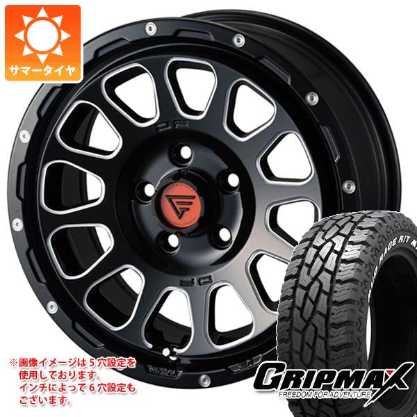 【タイヤ交換対象】ジープ ラングラー JK/JL系用 サマータイヤ グリップマックス マッドレイジ R/T MAX LT275/70R17 121/118Q ホワイトレター デルタフォース オーバル タイヤホイール4本セット