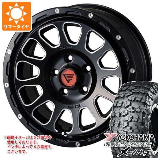 【タイヤ交換対象】5本セット ジープ ラングラー JK/JL系用 サマータイヤ ヨコハマ ジオランダー X-MT G005 35x12.50R17 LT 121Q デルタフォース オーバル タイヤホイール5本セット