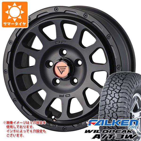 【タイヤ交換対象】エクリプスクロス GK系用 サマータイヤ ファルケン ワイルドピーク A/T3W 235/70R16 109T XL デルタフォース オーバル 7.0-16 タイヤホイール4本セット
