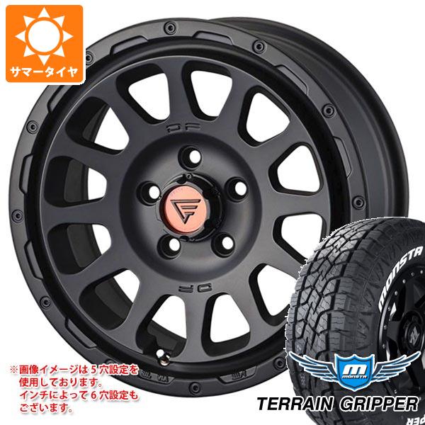 【タイヤ交換対象】エクリプスクロス GK系用 サマータイヤ モンスタ テレーングリッパー 225/65R17 106T ホワイトレター デルタフォース オーバル 7.0-17 タイヤホイール4本セット